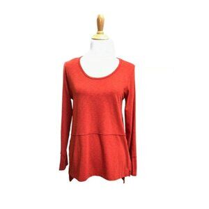 Beacan Cove Women's burnt orange long sleeve top L